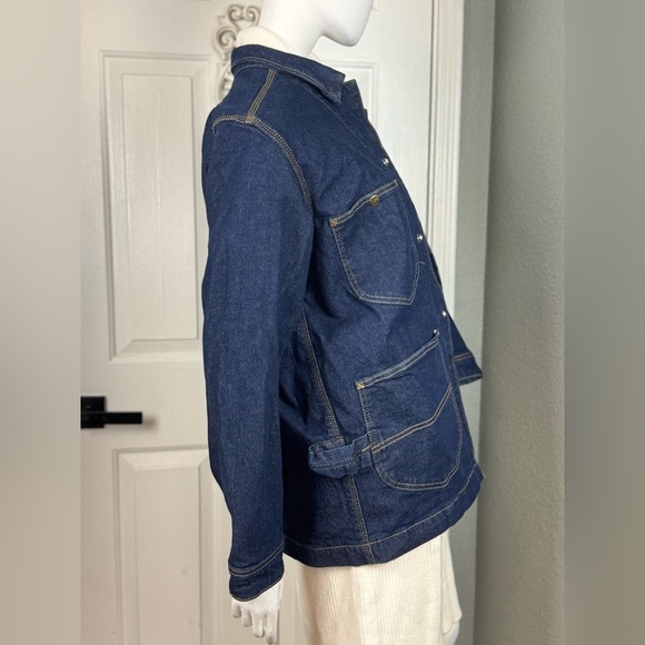 LEE 101 '70S WORKWEAR LOCO JACKET BLUE DENIM SIZE SMALL - Picture 5 of 13